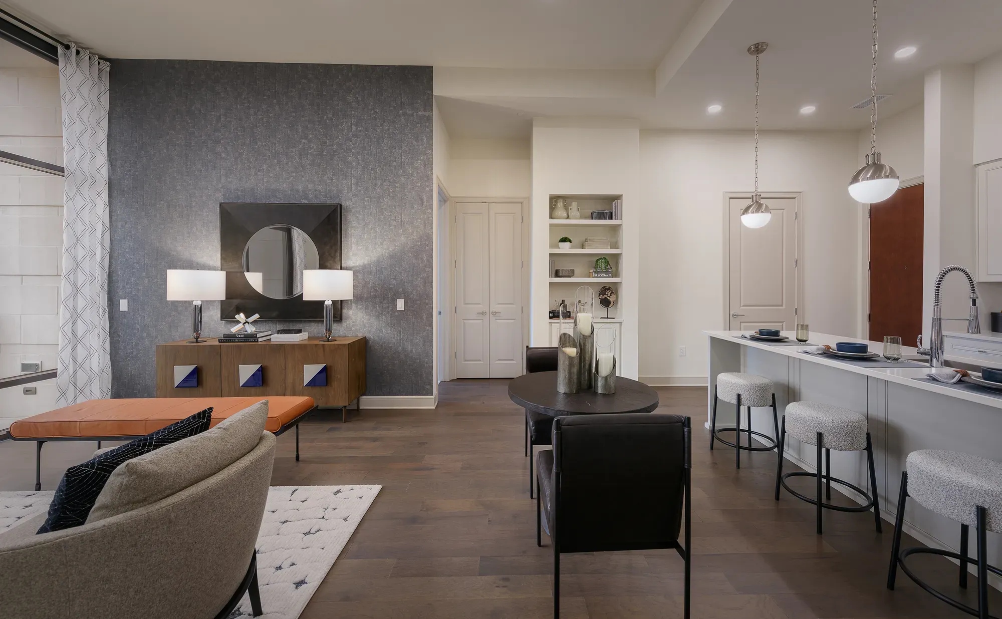 Two bed model - living room